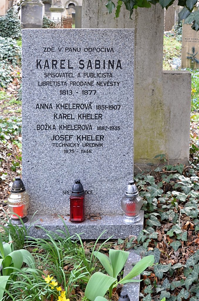 Sabinův pomník na Olšanech nesměl nést až do roku 1932 jeho jméno (Foto: Miloslav Čech)